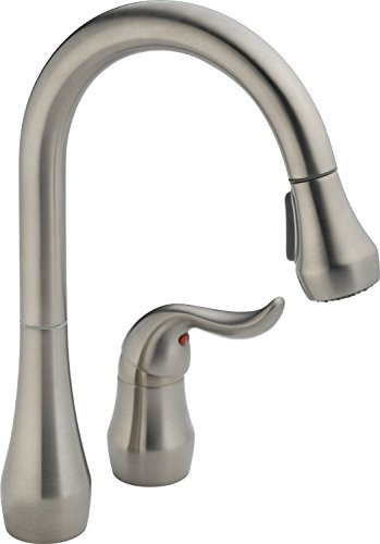 Peerless P188102LF-SS Apex Kitchen Widespread Pull Down Kitchen Faucet, Stainless