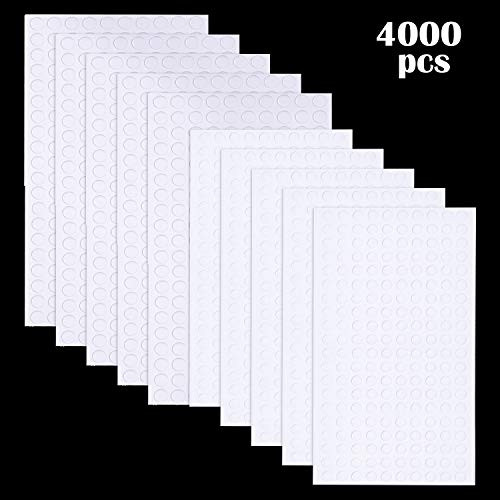 20 Sheets 4000 Pieces Foam Dots Dual-Adhesive 3D Foam Tapes Assorted Size Foam Pop Dots Adhesive Mount for Craft DIY Art or Office Supplies, 0.24 Inch and 0.4 Inch 20 Sheets 4000 Pieces Foam Dots Dual-Adhesive 3D Foam Tapes Assorted Size Foam Pop Dots Adhesive Mount for Craft DIY Art or Office Supplies, 0.24 Inch and 0.4 Inch