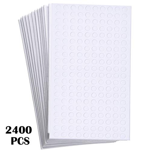 2400 Pieces Foam Dots Dual-Adhesive 3D Foam Tapes Foam Pop Dots Adhesive Mount for Craft DIY Art or Office Supplies, 12 Sheets, Round (0.24 Inch) 2400 Pieces Foam Dots Dual-Adhesive 3D Foam Tapes Foam Pop Dots Adhesive Mount for Craft DIY Art or Office Supplies, 12 Sheets, Round (0.24 Inch)
