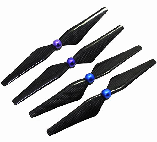 abcGoodefg 2Pairs 9450 Self-Tightening Propeller Carbon Fiber Propellers Blade for DJI Phantom 2 Phantom 3 (Purple + Blue) abcGoodefg 2Pairs 9450 Self-Tightening Propeller Carbon Fiber Propellers Blade for DJI Phantom 2 Phantom 3 (Purple + Blue)