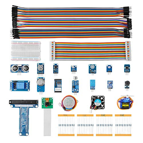 LABISTS Electronics Projects Starter Kit for Raspberry Pi 4 3 B+ Arduino with Sensors, Solderless Breadboard, 27 Items 15 Projects with Tutorials, Learn Programming Component Kit for Beginners Kids