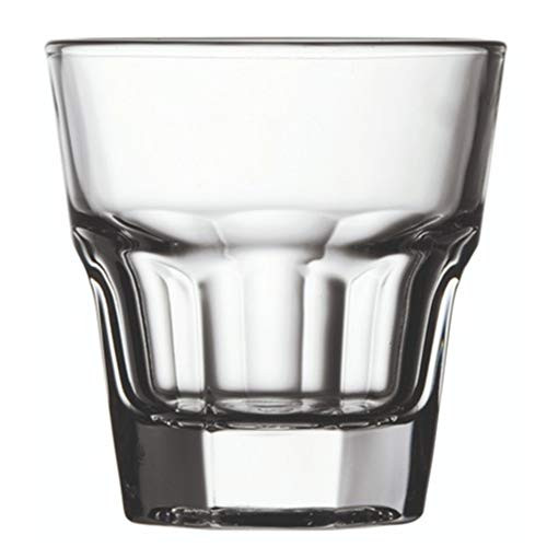 Otto 5 oz Whiskey Glass - 2 3/4" x 2 3/4" x 3" - 6 count box - Restaurantware