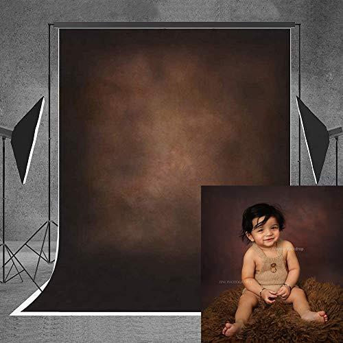 Allenjoy 5x7ft Abstract Brown Photography Backdrops Indoor Portrait Studio Headshots Photo Background Photoshoot Props