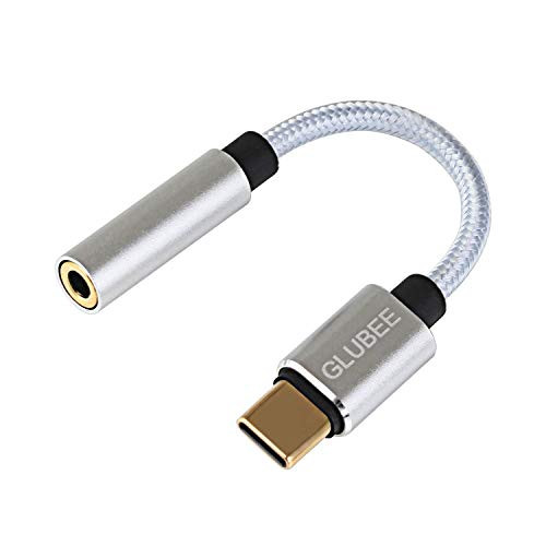 USB C Headphone Adapter for S10/S9, USB C to 3.5MM Audio Adapter, Nylon Braided USB C to Aux, USB C to Headphone Jack, Type C to 3.5MM Adapter Compatible with Pixel 4/4XL, One Plus 7 Pro and More