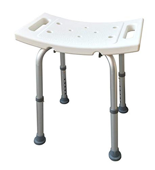 Sodynee Adjustable Bath Bench Shower Chair Shower Bench Seat Stool