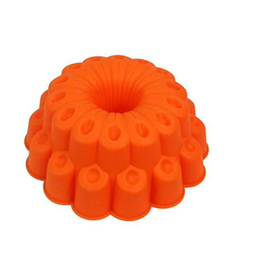Joyeee 9.4'' Large flower Cake Mold Pan, Silicone Baking Mold for Birthday Cake, Muffin, Bread, Pie, Flan, Tart, Mousse, Cheesecake - Non-Stick Baking Trays - Great For Parties, Festival and Holidays Joyeee 9.4'' Large flower Cake Mold Pan, Silicone Baking Mold for Birthday Cake, Muffin, Bread, Pie, Flan, Tart, Mousse, Cheesecake - Non-Stick Baking Trays - Great For Parties, Festival and Holidays