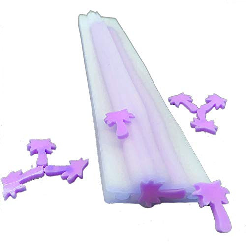 X-Haibei Coconut Tree Tube Column Silicone Soap Mold Embed Soap Making Supplies