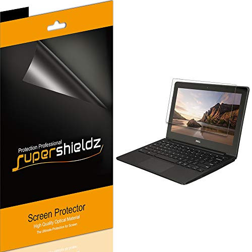Supershieldz (3 Pack) for Dell Chromebook 11 (11.6 inch) Screen Protector, High Definition Clear Shield (PET)