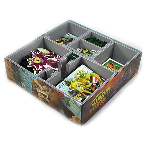 Folded Space King of Tokyo and Expansions Board Game Box Inserts Organizer