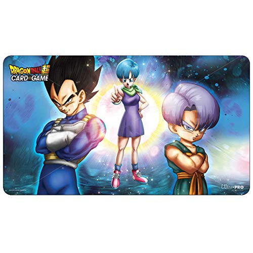 Dragon Ball Super Bulma Vegeta Trunks Ultra Pro Printed Art Card Game Playmat with Carrying Tube