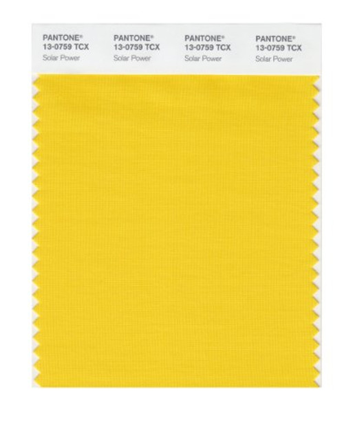 Pantone 13-0759 TCX Smart Color Swatch Card, Solar Power