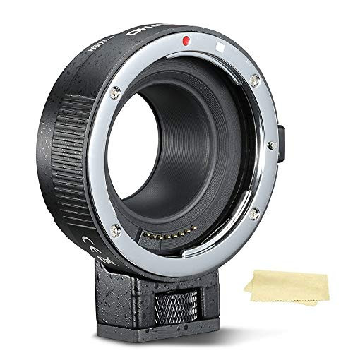 Soonpho EF-EOS M Auto Focus AF Lens Mount Adapter Ring Compatible for Canon EF/EF-S Lens to Canon EOS M (EF-M Mount) Mirrorless Camera EOS M100 M50 M1 M2 M3 M10 M6 M5 EOS R