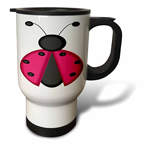 3dRose tm_214251_1 Print of Nautical Map of Tampa Bay Stainless Steel Travel Mug, 14 oz, White