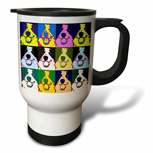 3dRose Hawaiian Tree - Travel Mug, 14oz, Stainless Steel (tm_6074_1)