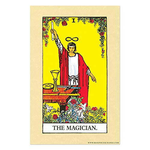 The Magician Tarot Card Poster - [11'' x 17'']