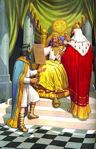 The Grand Masters of The Lodge of Jerusalem Masonic Poster - [11'' x 17'']