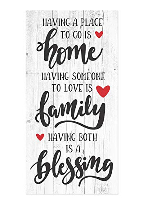 Having a Place to go is Home Rustic Wood Wall Sign 9x18