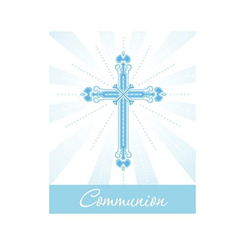 Blessings Blue Communion Invitations 25 Per Pack