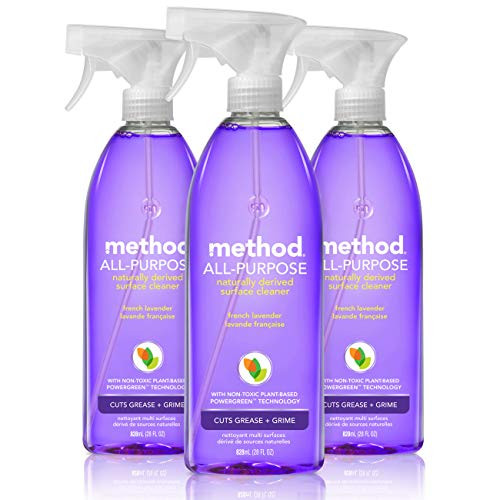 Method All-Purpose Natural Surface Cleaner, French Lavender,28 Fl Oz (Pack of 3)