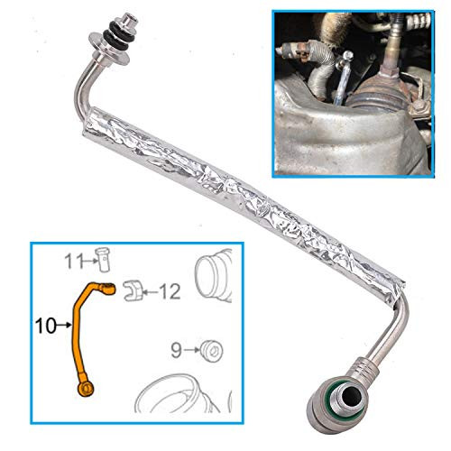 55592600 Oil Feed Tube Turbocharger Turbine Oil Pipe Tube Turbocharger Hose for 2013-2018 Buick Encore, 2011-2018 Chevy Cruze, 2012-2018 Chevy Sonic, 25198546 55592600 Oil Feed Tube Turbocharger Turbine Oil Pipe Tube Turbocharger Hose for 2013-2018 Buick Encore, 2011-2018 Chevy Cruze, 2012-2018 Chevy Sonic, 25198546