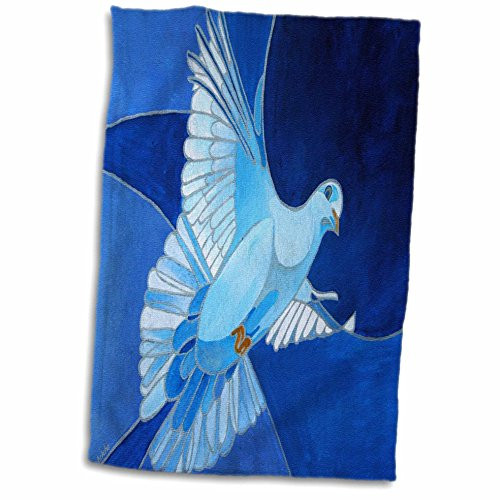 3D Rose Peace Dove is A Common Christian Symbol of The Holy Spirit. Towel, 15" x 22", Multicolor 3D Rose Peace Dove is A Common Christian Symbol of The Holy Spirit. Towel, 15" x 22", Multicolor