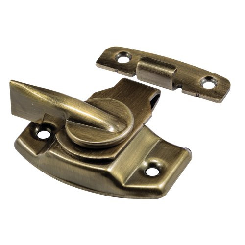 Prime-Line F 2566 Cam Action Window Sash Lock and Keeper, Antique Brass Finish Prime-Line F 2566 Cam Action Window Sash Lock and Keeper, Antique Brass Finish
