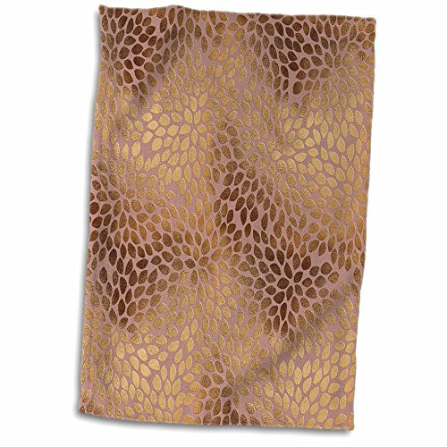 3dRose Cute Girly Trendy Polka Pattern On Blackwhite Dots Towel, 15 x 22