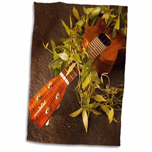 3D Rose Ukulele-Hawaii-Us12 Dpb2181-Douglas Peebles Hand/Sports Towel, 15 x 22