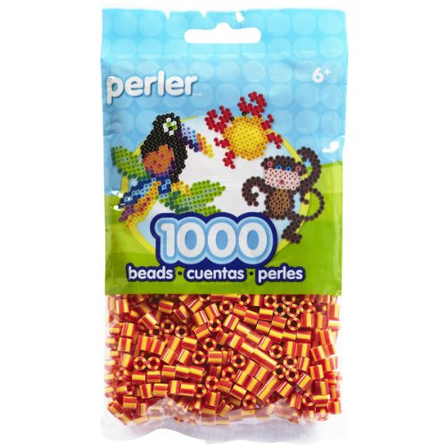 Perler Beads Bag, Fire Stripe, 1000 Count
