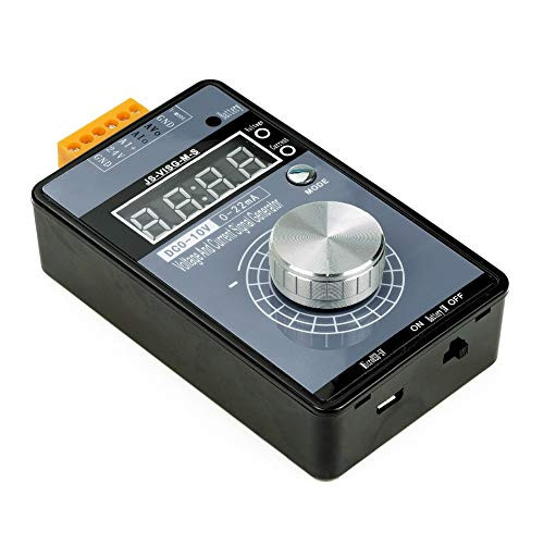 UCTRONICS DC 0-10V 0/4-20mA Current Voltage Signal Generator, USB Power Supply Interface Analog Simulator for PLC and Panel Debugging, Device Testing, Frequency Converter, Flow Valve