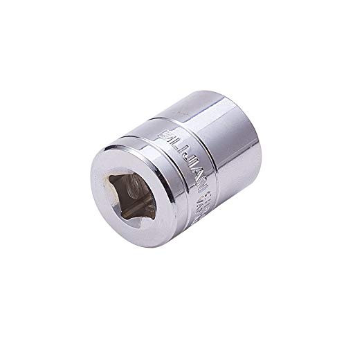 Utoolmart 3/8-Inch Drive 17mm 6-Point Shallow Socket, Metric, Cr-V Chrome-vanadium 1 Pcs