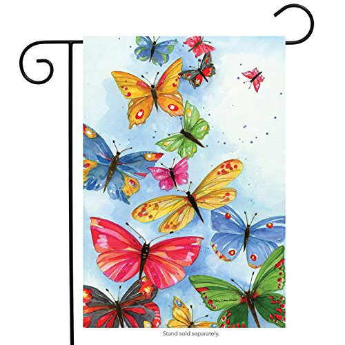 Briarwood Lane Butterflies are Free Spring Garden Flag Butterfly 12.5" x 18"