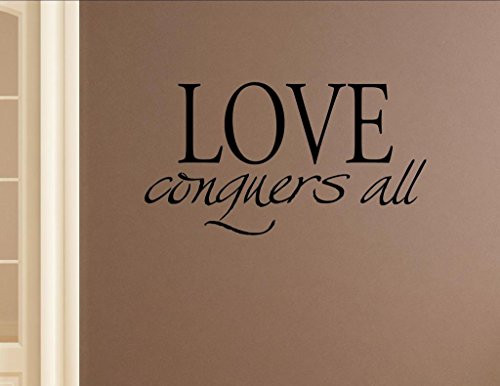 Vinyl Quote Me Love Conquers All Vinyl Wall Saying Quote Words Decal Vinyl Quote Me Love Conquers All Vinyl Wall Saying Quote Words Decal