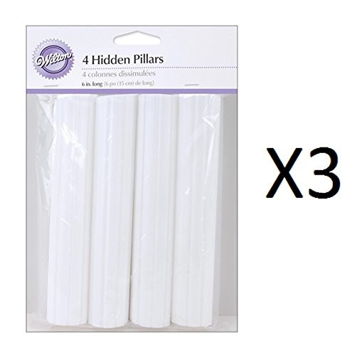 Wilton Hidden Pillar 4 pack 6 inch W303-8 (3-Pack)