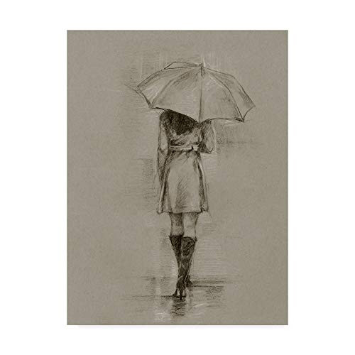 Trademark Fine Art Rainy Day Rendezvous I by Ethan Harper, 14x19-Inch, 14x19 Trademark Fine Art Rainy Day Rendezvous I by Ethan Harper, 14x19-Inch, 14x19