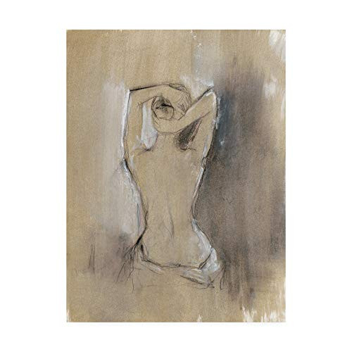 Trademark Fine Art Contemporary Draped Figure I by Ethan Harper, 14x19 Trademark Fine Art Contemporary Draped Figure I by Ethan Harper, 14x19