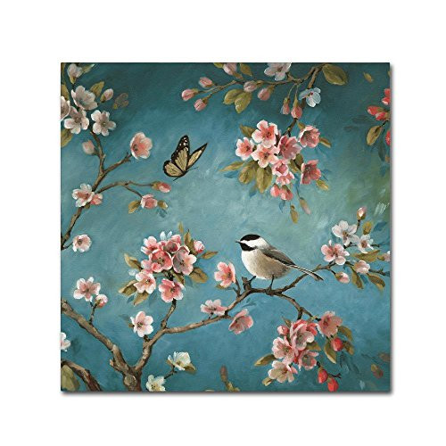 Blossom II by Lisa Audit, 14x14-Inch Canvas Wall Art