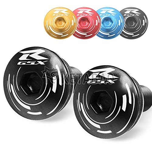 KETABAO CNC Windscreen Fairing Bolts Screws GSXR Logo Black Kit For Suzuki GSX-R 600 750 1000 13 14 15 16 17 18 19 2020