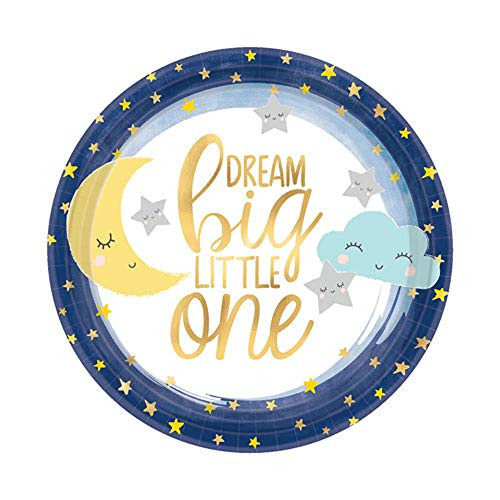 Baby Shower 'Twinkle Twinkle Little Star' Small Paper Plates (8ct)