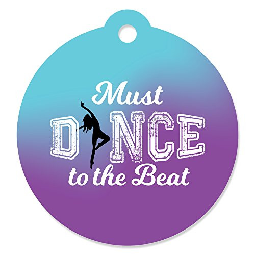 Must Dance to the Beat - Dance - Birthday Party or Dance Party Favor Gift Tags (Set of 20)