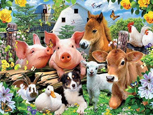Howard Robinson -Harmony Collection - Farm Friends Puzzle - 550 Pieces