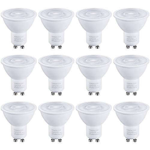 TORCHSTAR 12-Pack MR16 GU10 LED Light Bulb, Dimmable 6.5W (50W Equivalent), Energy Star, UL-Listed, 4000K Cool White 40° Beam Angle, 500lm, Track Lighting, Recessed Light, 3 Years Warranty TORCHSTAR 12-Pack MR16 GU10 LED Light Bulb, Dimmable 6.5W (50W Equivalent), Energy Star, UL-Listed, 4000K Cool White 40° Beam Angle, 500lm, Track Lighting, Recessed Light, 3 Years Warranty