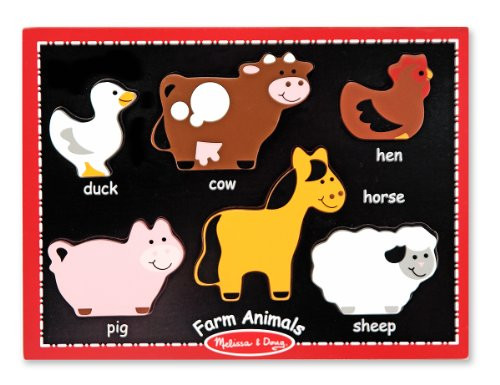 Melissa & Doug First Chunky - Farm Animals