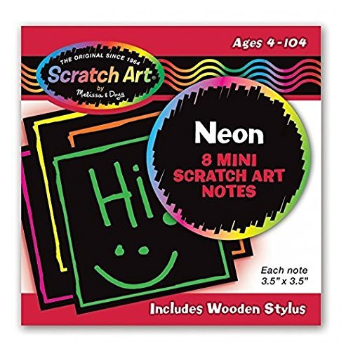 Melissa & Doug Neon Mini Scratch Notes