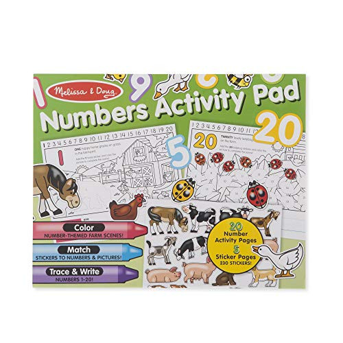 Melissa & Doug Numbers Coloring and Sticker Activity Pad Melissa & Doug Numbers Coloring and Sticker Activity Pad