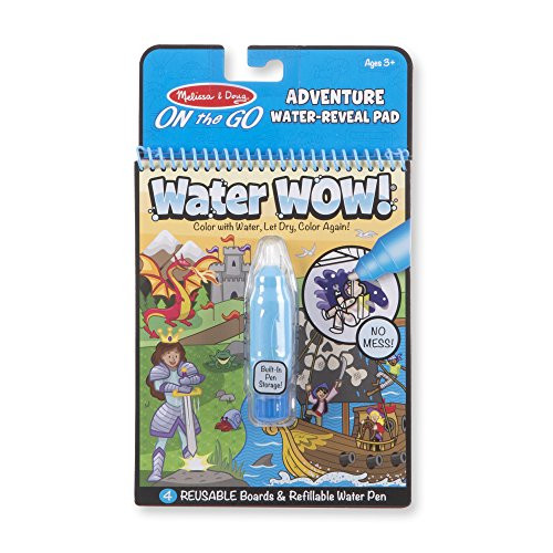 Melissa & Doug On The Go Water Wow! Reusable Water-Reveal Activity Pad  Adventure