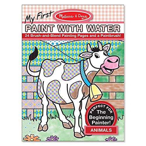 Melissa & Doug My First Paint With Water Coloring Book - Animals