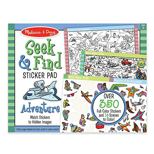 Melissa & Doug Seek & Find Sticker Pad  Adventure
