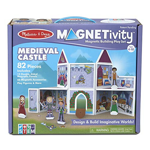 Melissa & Doug Magentivity Magnetic Dress-Up Play Set  Medieval Castle