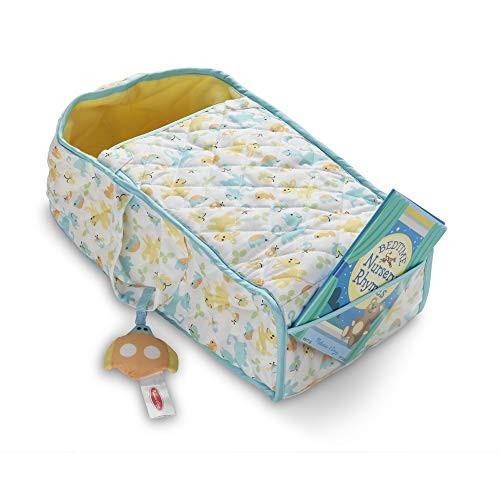 Melissa & Doug Mine To Love Bassinet Play Set Portable Carrier for Dolls (Crinkle Toy, Nursery Rhyme Book) Melissa & Doug Mine To Love Bassinet Play Set Portable Carrier for Dolls (Crinkle Toy, Nursery Rhyme Book)